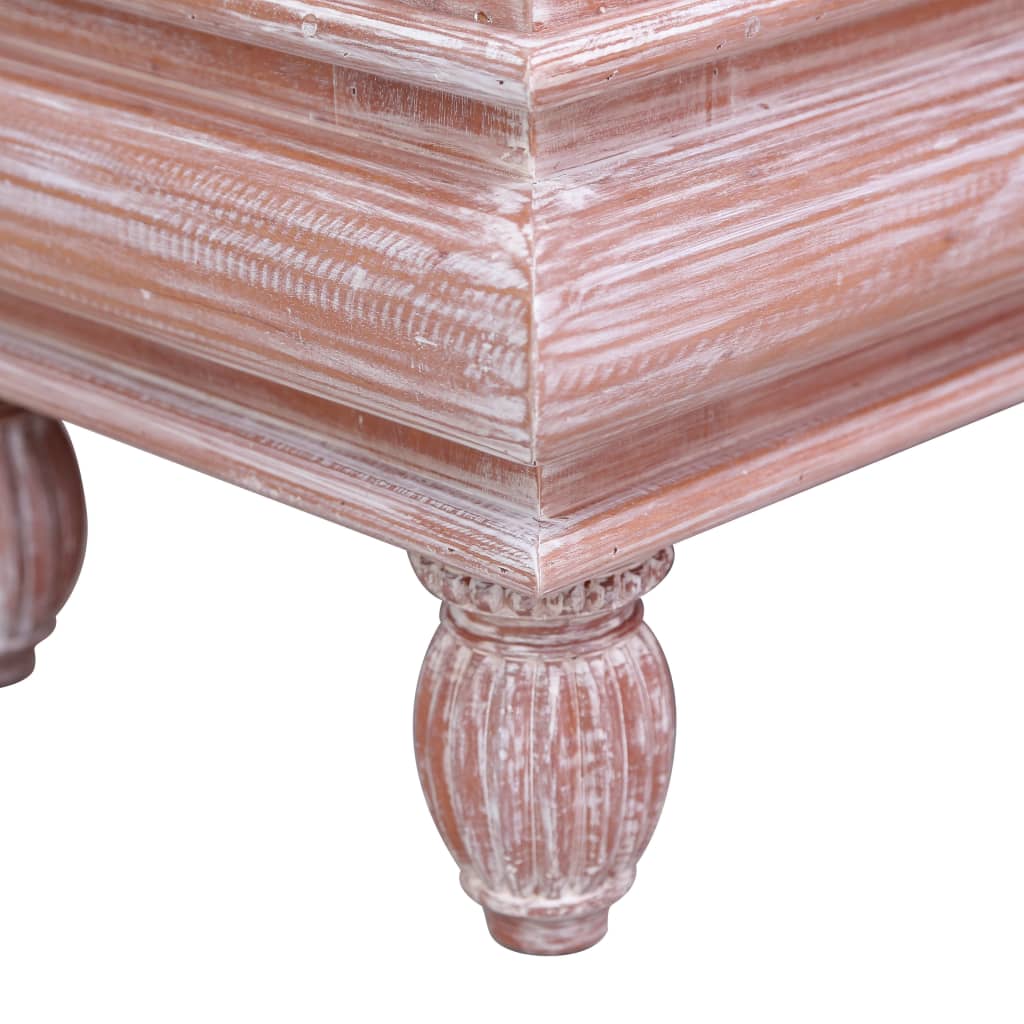 vidaXL Konferenční stolek hnědý 90 x 50 x 40 cm masivní mahagon