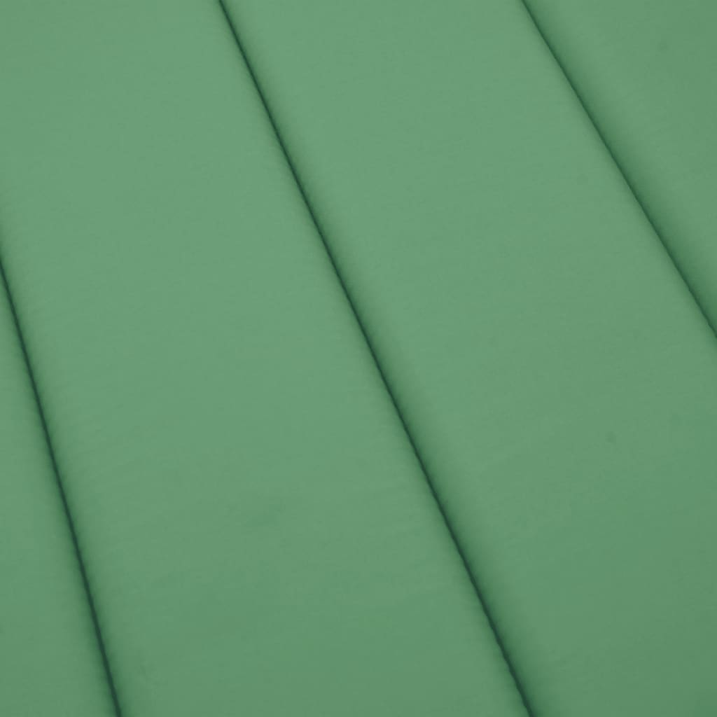 vidaXL Poduška na lehátko zelená 200 x 60 x 3 cm oxfordská látka