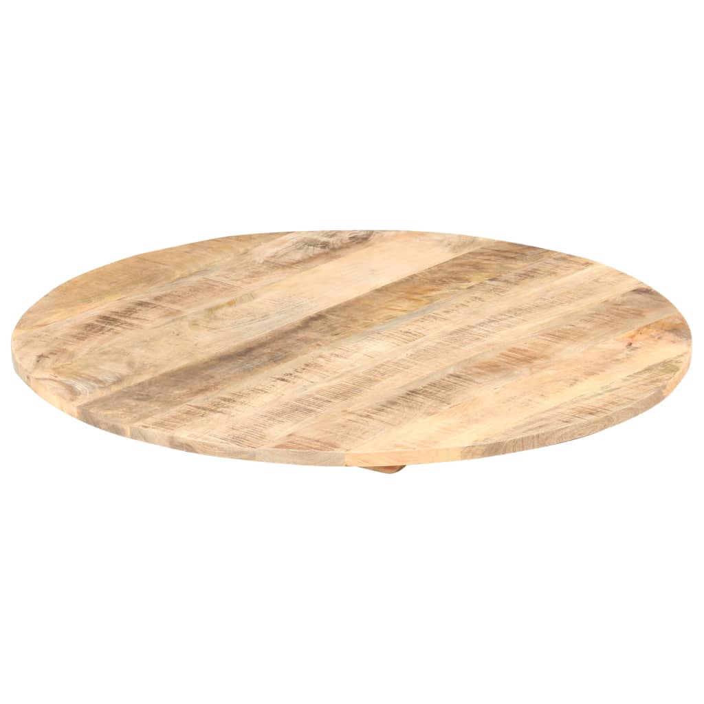 vidaXL Stolní deska masivní mangovníkové dřevo kulatá 15–16 mm 60 cm