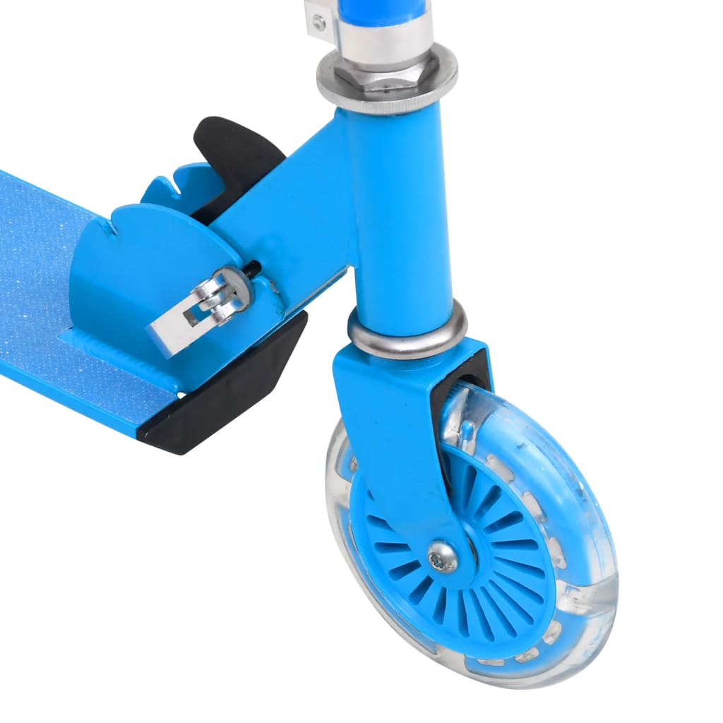 vidaXL 2kolová dětská koloběžka nastavitelná hliníková řídítka modrá