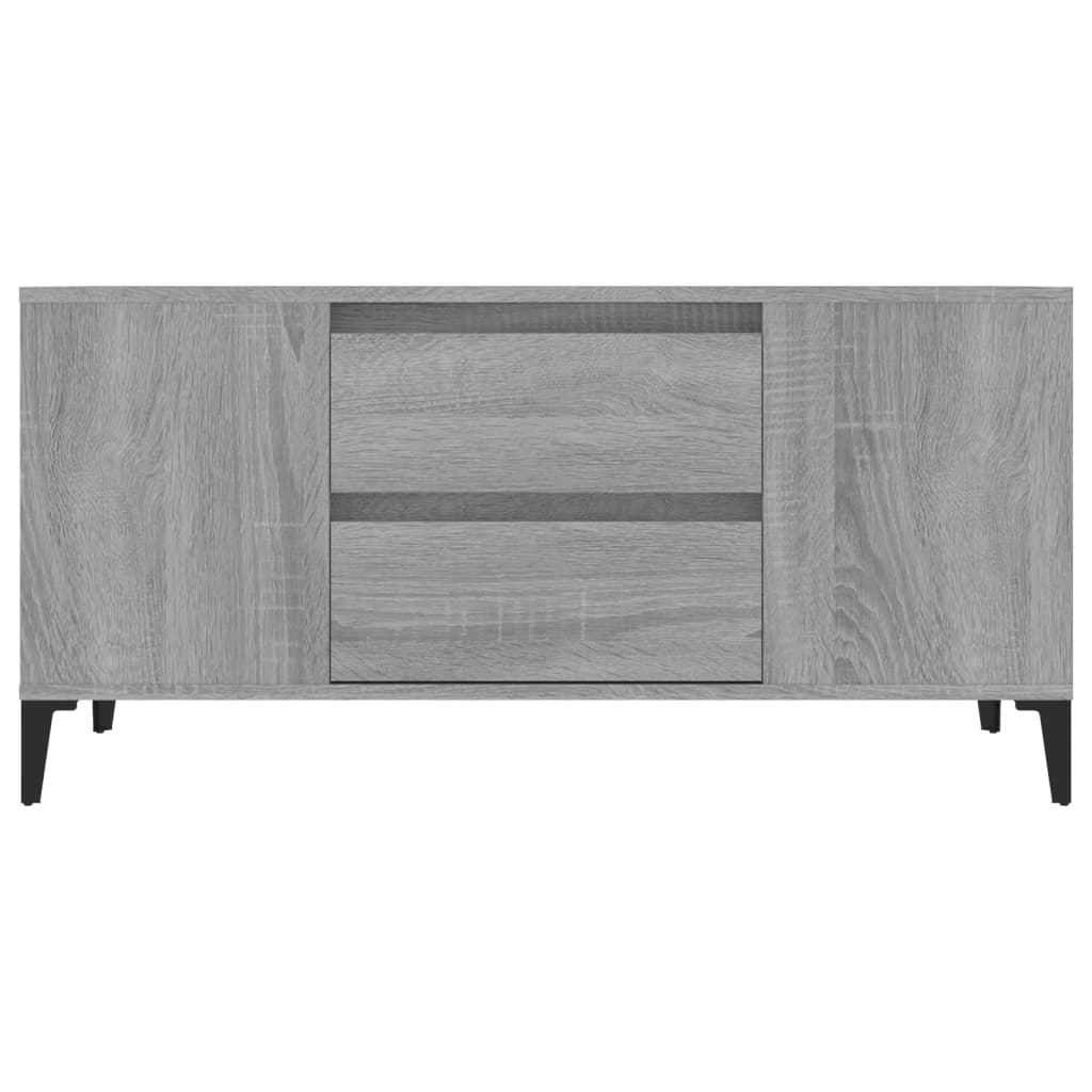 vidaXL TV skříňka šedá sonoma 102x44,5x50 cm kompozitní dřevo