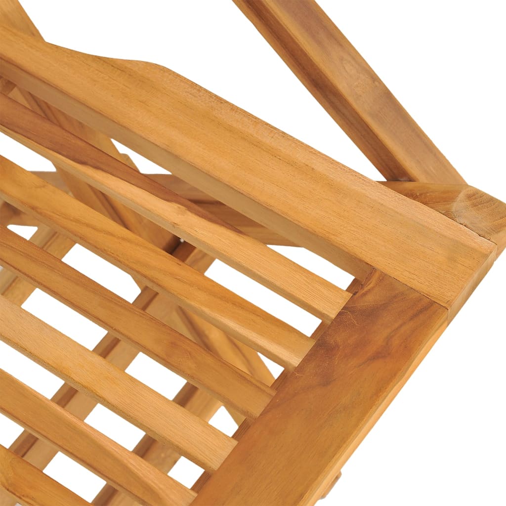 vidaXL Skládací zahradní židle 4 ks 55x62x90 cm masivní teakové dřevo