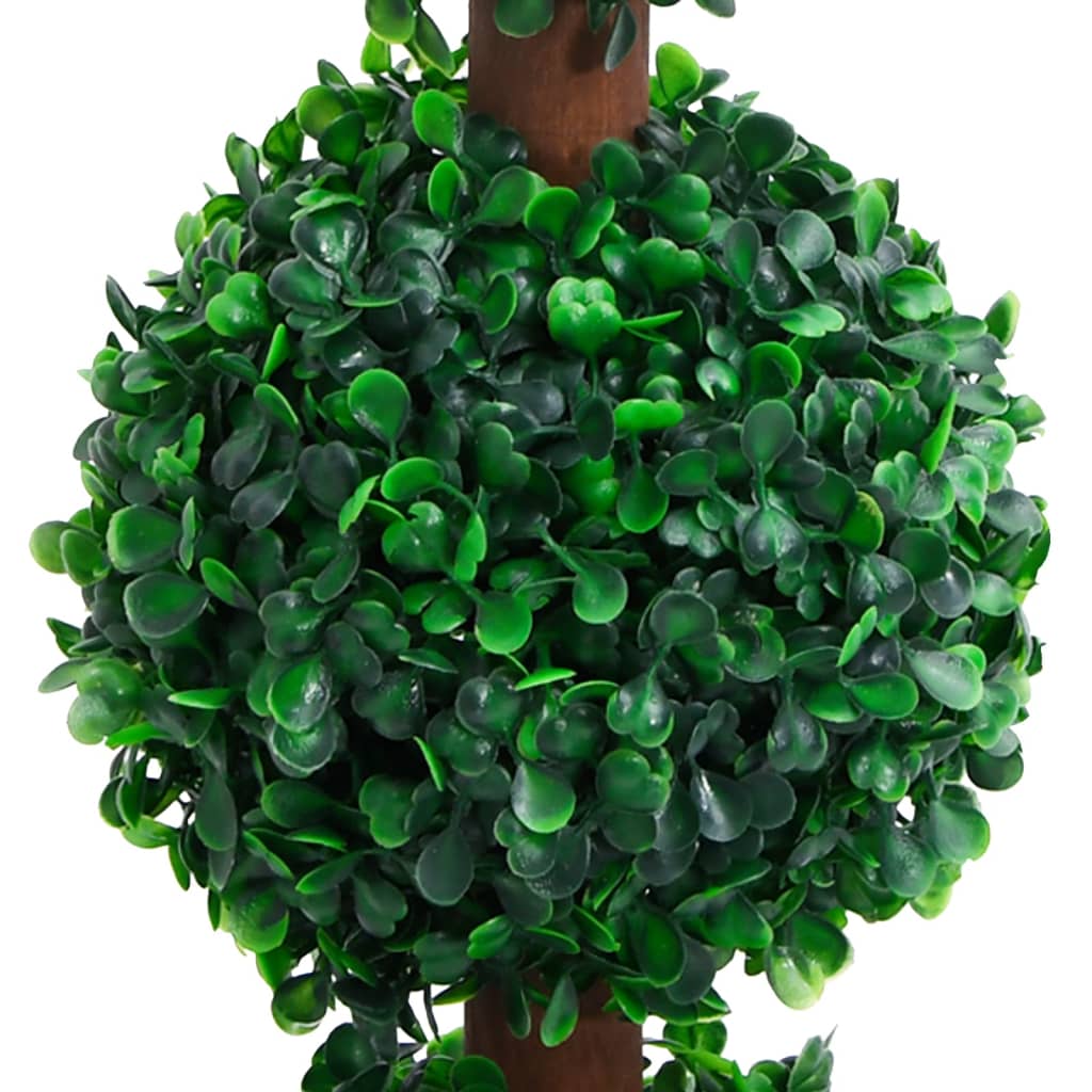 vidaXL Umělý zimostráz ve tvaru koule s květináčem zelený 90 cm