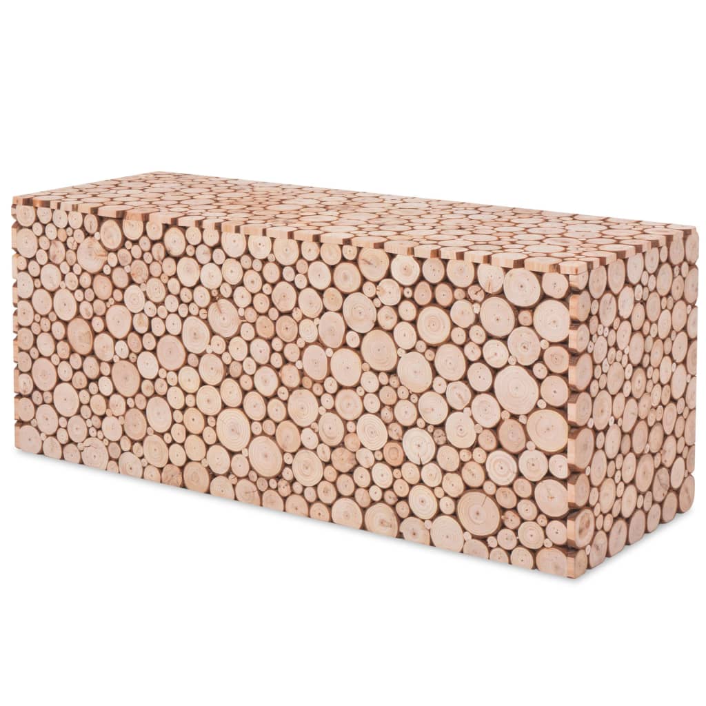 vidaXL Lavice pravé jedlové dřevo 100 x 34 x 41 cm