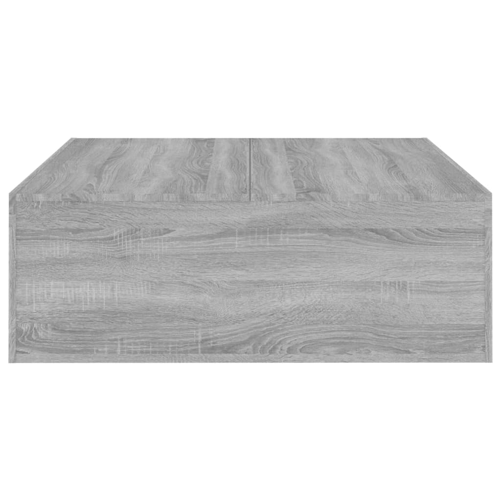 vidaXL Konferenční stolek šedý sonoma 100x100x35 cm kompozitní dřevo