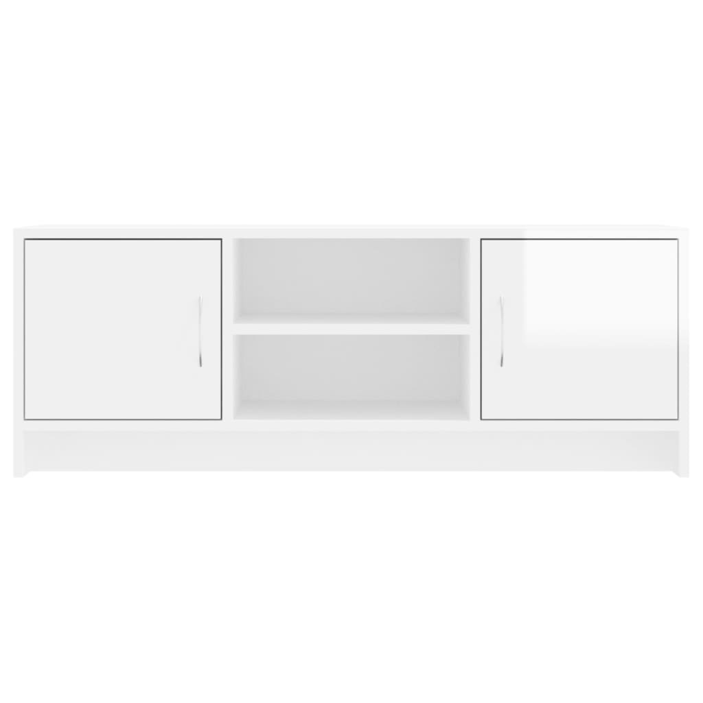 vidaXL TV skříňka bílá vysoký lesk 102x30x37,5 cm kompozitní dřevo