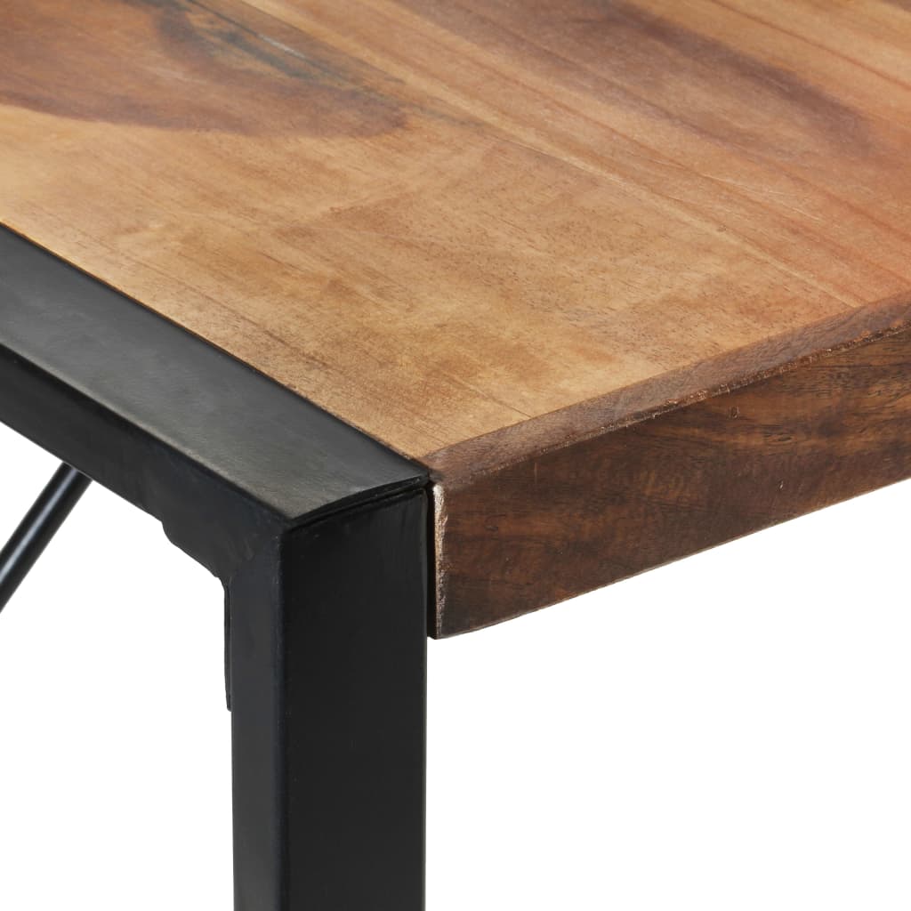vidaXL Jídelní stůl 140 x 140 x 75 cm masivní dřevo sheeshamový povrch