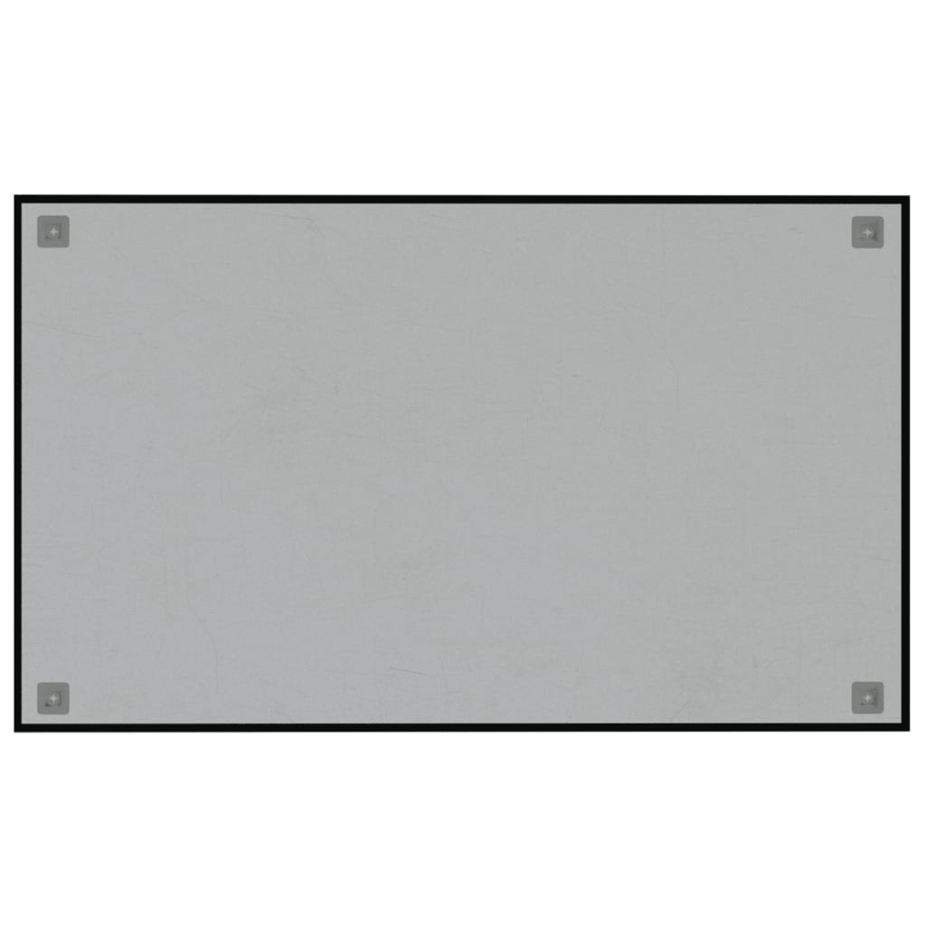 vidaXL Nástěnná magnetická tabule černá 100 x 60 cm tvrzené sklo