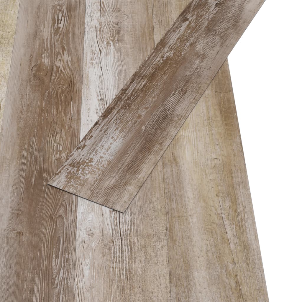 vidaXL Podlahová krytina PVC 5,02 m² 2 mm samolepicí bělené dřevo