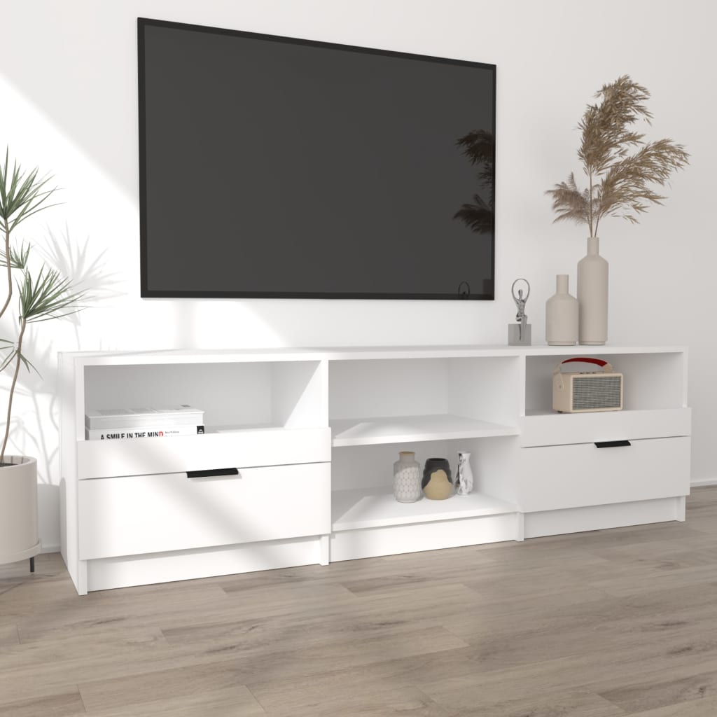 vidaXL TV skříňka bílá 150 x 33,5 x 45 cm kompozitní dřevo
