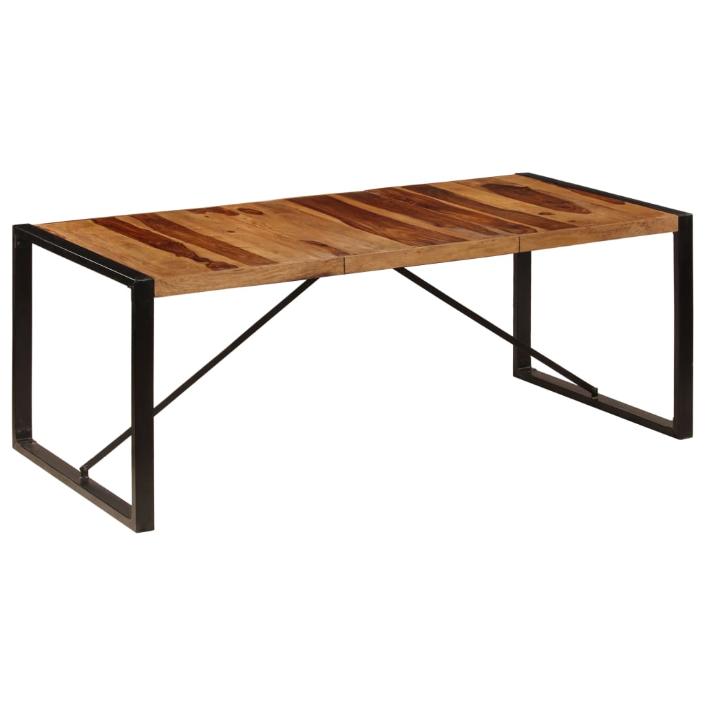 vidaXL Jídelní stůl 200 x 100 x 75 cm masivní sheeshamové dřevo