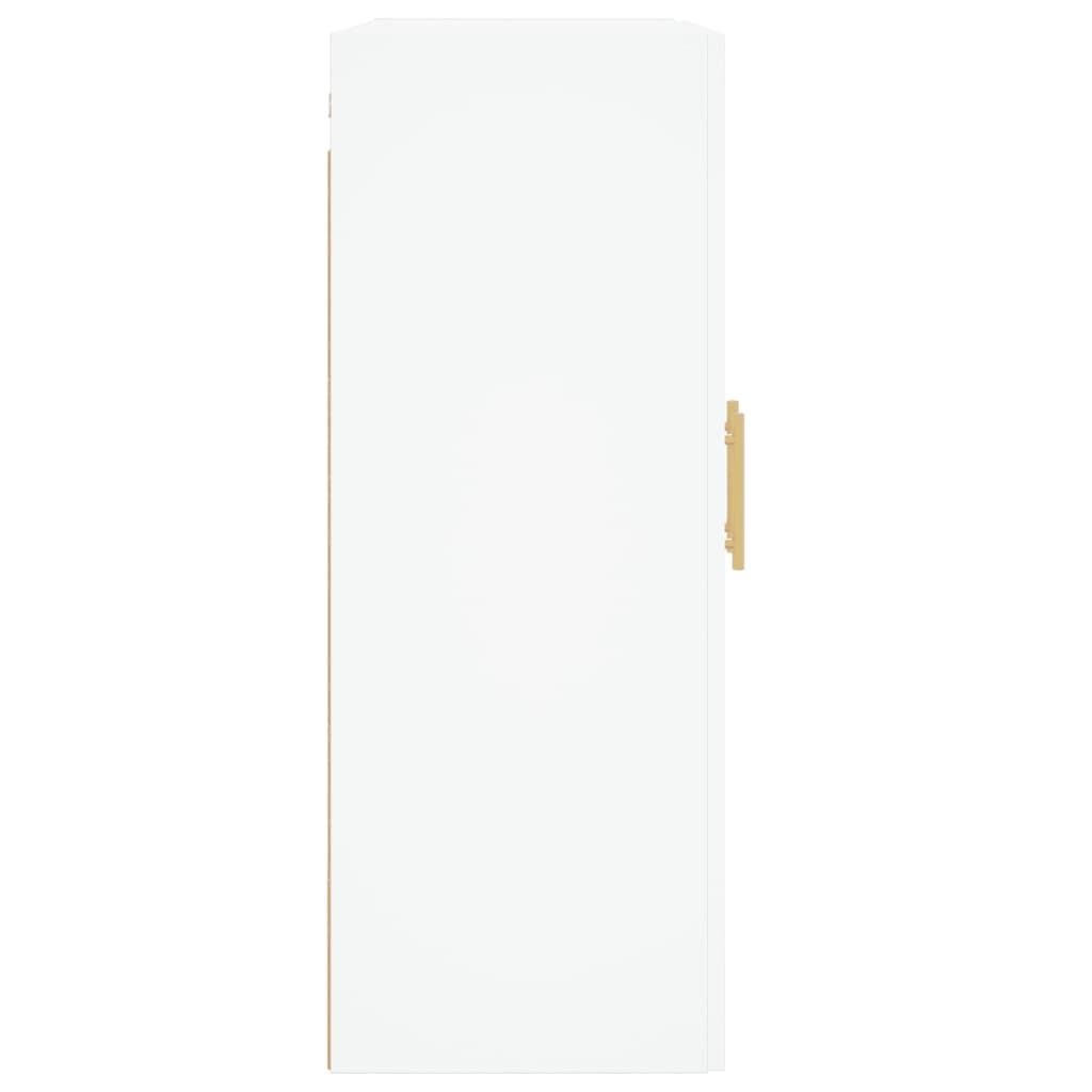 vidaXL Nástěnná skříňka bílá 69,5 x 34 x 90 cm kompozitní dřevo