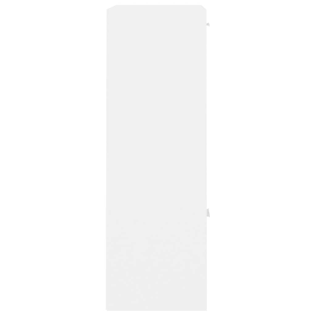 vidaXL Úložná skříňka bílá 60 x 29,5 x 90 cm dřevotříska
