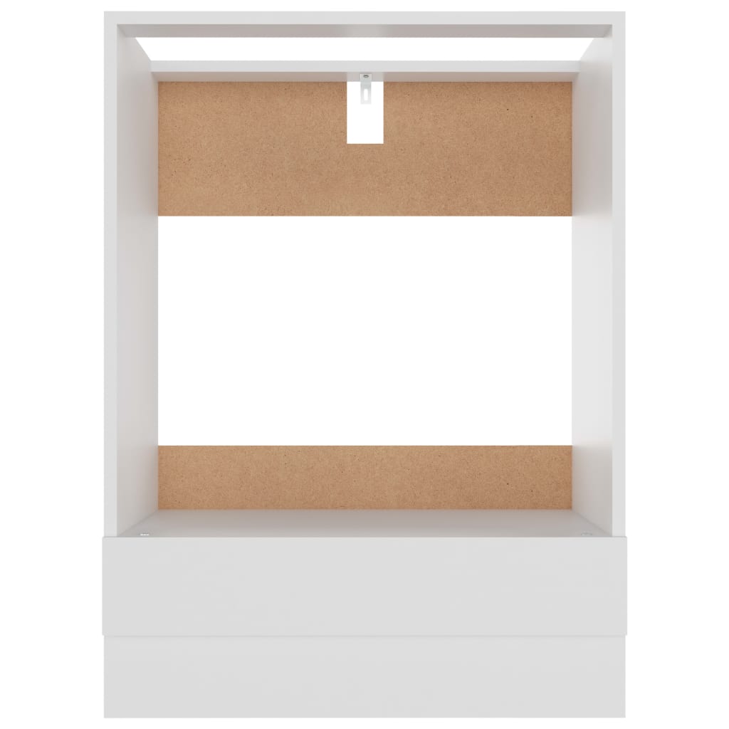 vidaXL Skříňka na troubu bílá 60 x 46 x 81,5 cm dřevotříska