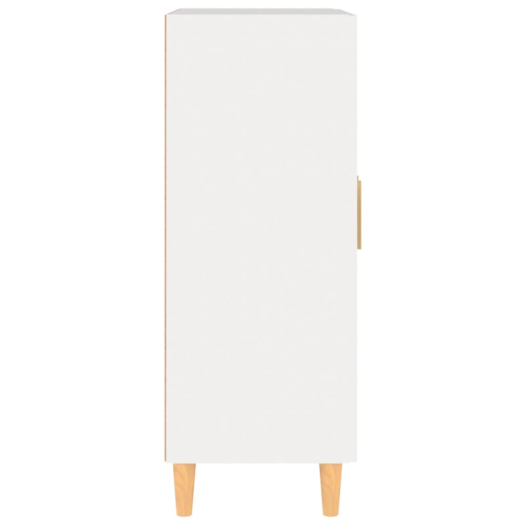 vidaXL Příborník bílý 69,5 x 34 x 90 cm kompozitní dřevo