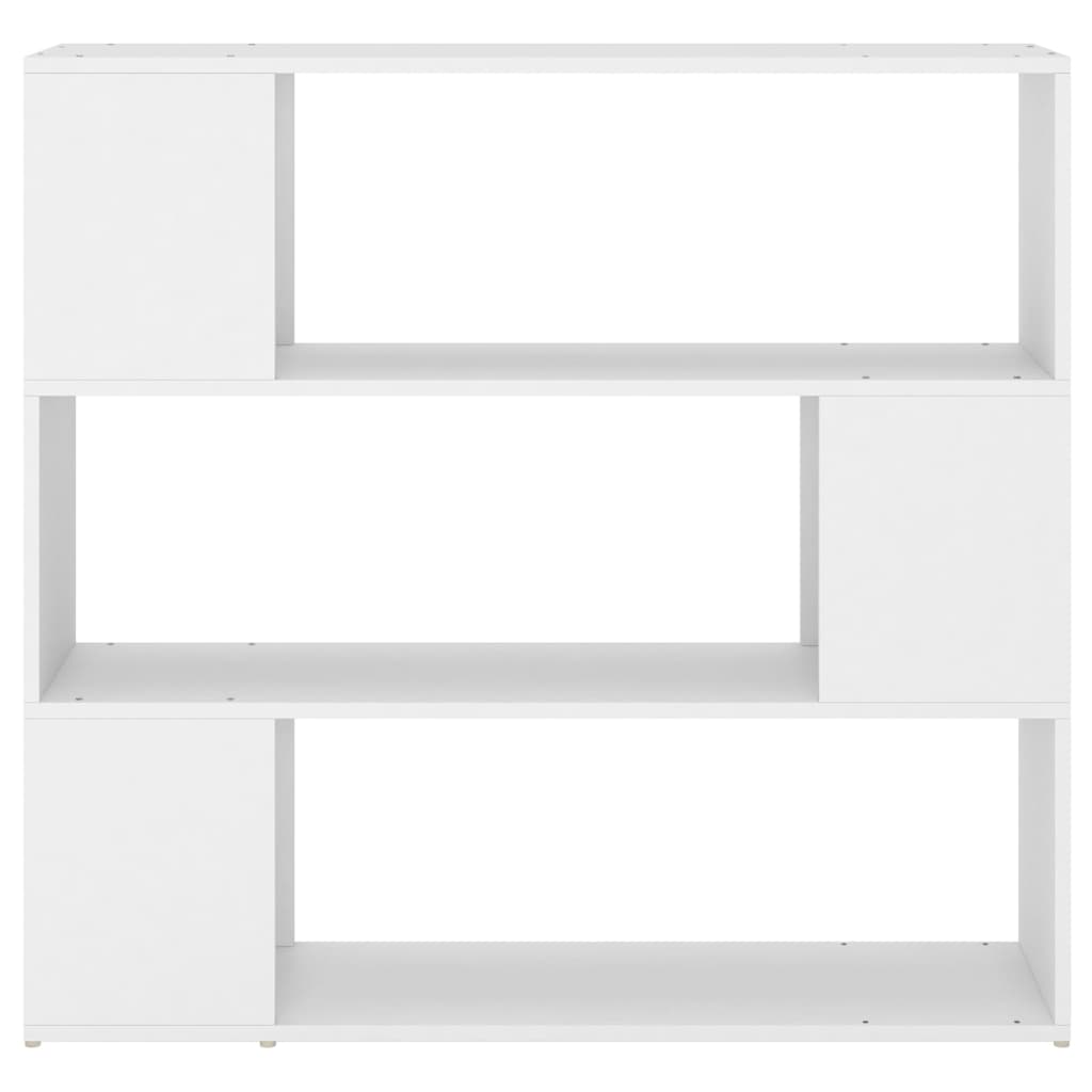 vidaXL Knihovna / dělicí stěna bílá 100 x 24 x 94 cm