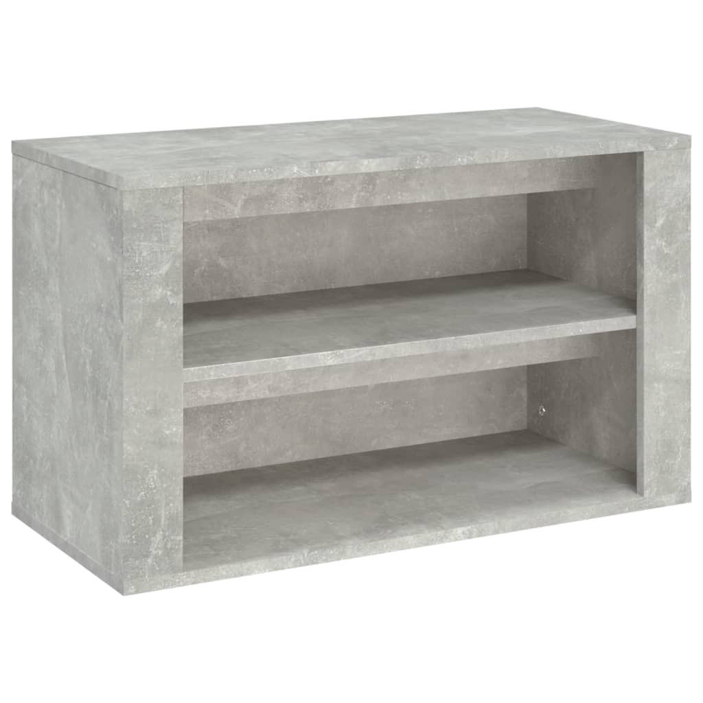 vidaXL Botník betonově šedý 75 x 35 x 45 cm kompozitní dřevo