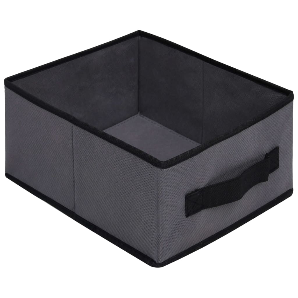 vidaXL Úložná skříňka s 6 zásuvkami 55 x 29 x 55 cm šedá ocel