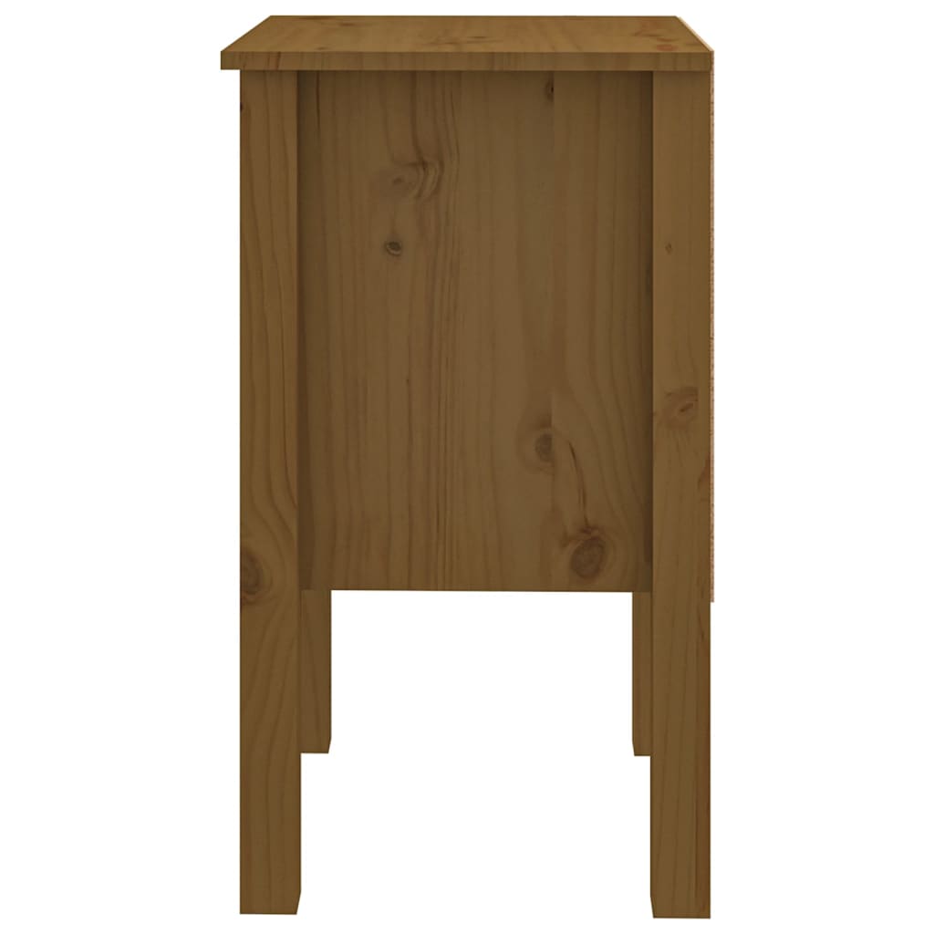 vidaXL Noční stolek medově hnědý 40x35x61,5 cm masivní borové dřevo