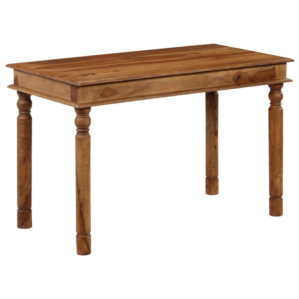 vidaXL Jídelní stůl z masivního sheeshamového dřeva 120 x 60 x 77 cm