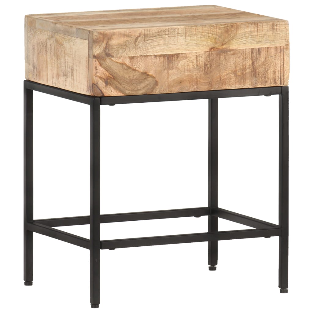 vidaXL Odkládací stolek 40x30x50 cm masivní hrubé mangovníkové dřevo