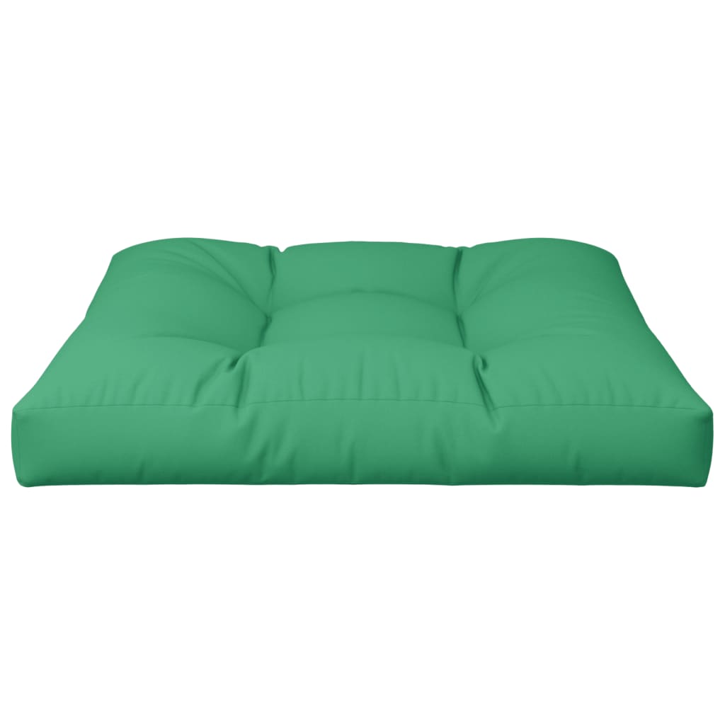 vidaXL Poduška na palety zelená 70 x 70 x 12 cm textil