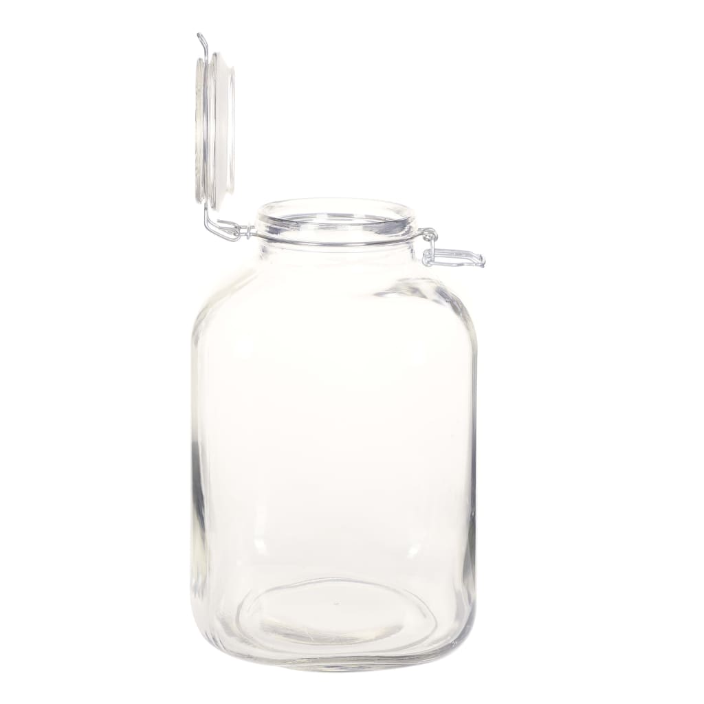 vidaXL Zavařovací sklenice s pákovým uzávěrem 6 ks 5 l