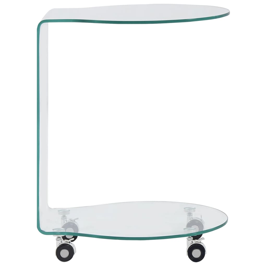 vidaXL Konferenční stolek 45 x 40 x 58 cm tvrzené sklo