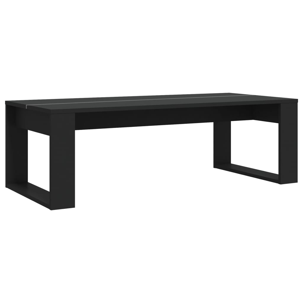 vidaXL Konferenční stolek černý 110 x 50 x 35 cm kompozitní dřevo