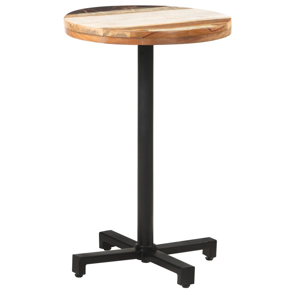 vidaXL Bistro stůl kulatý Ø 50 x 75 cm masivní recyklované dřevo