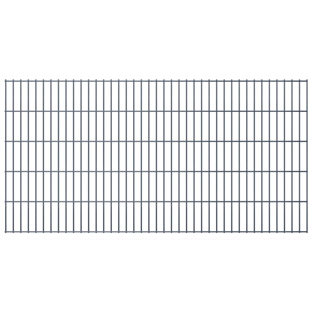 vidaXL 2D gabion plot pozinkovaná ocel 2,008x1,03 m 2m (celková délka)