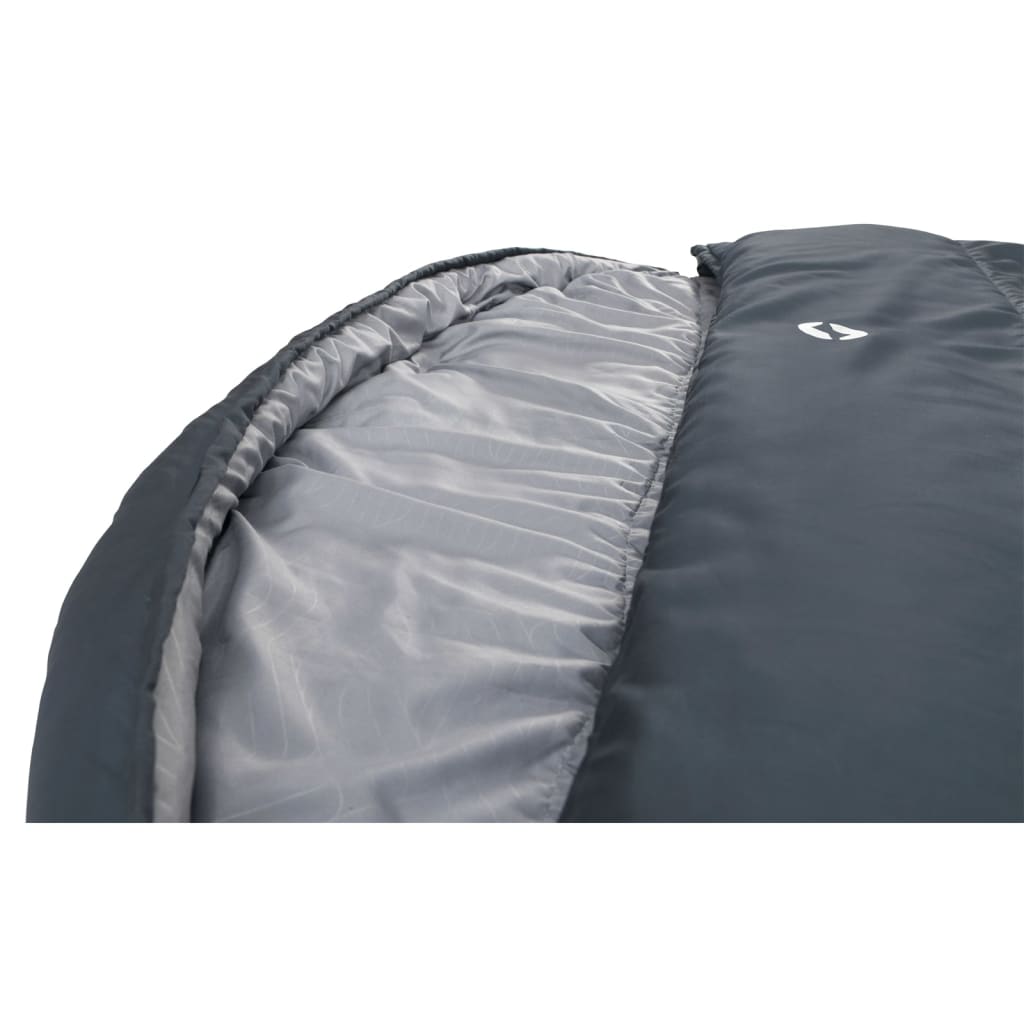 Outwell Dvojitý spací pytel Campion Lux se zipem vlevo tmavě šedý