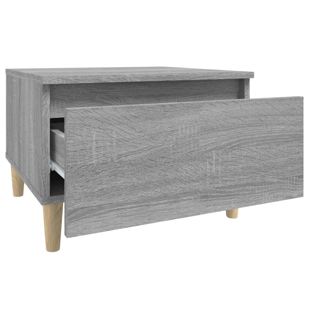 vidaXL Odkládací stolek šedý sonoma 50 x 46 x 35 cm kompozitní dřevo