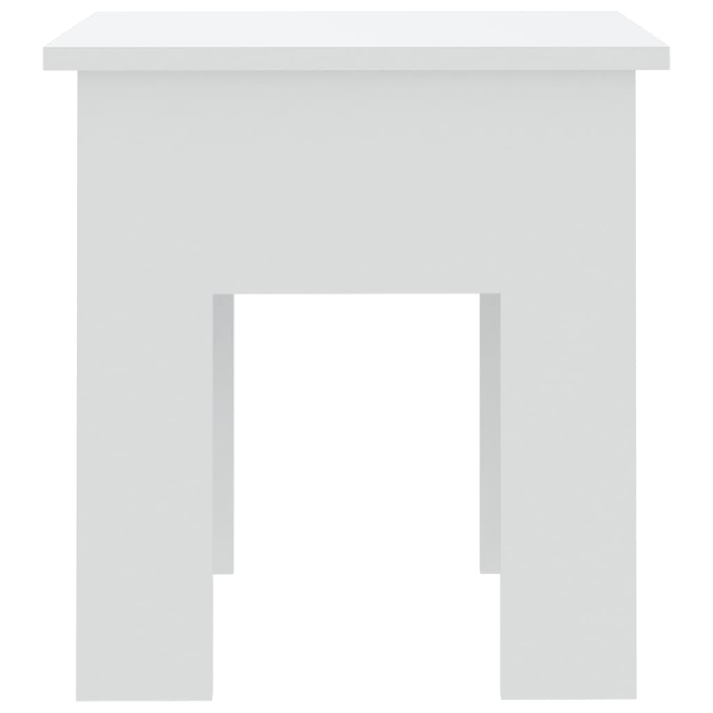 vidaXL Konferenční stolek bílý 40 x 40 x 42 cm dřevotříska