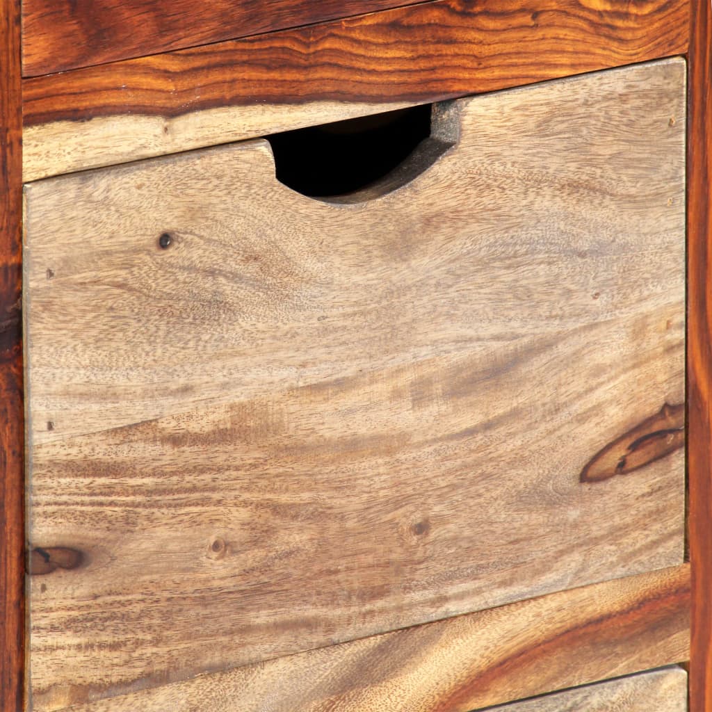 vidaXL Komoda se zásuvkami 40 x 30 x 100 cm masivní sheeshamové dřevo