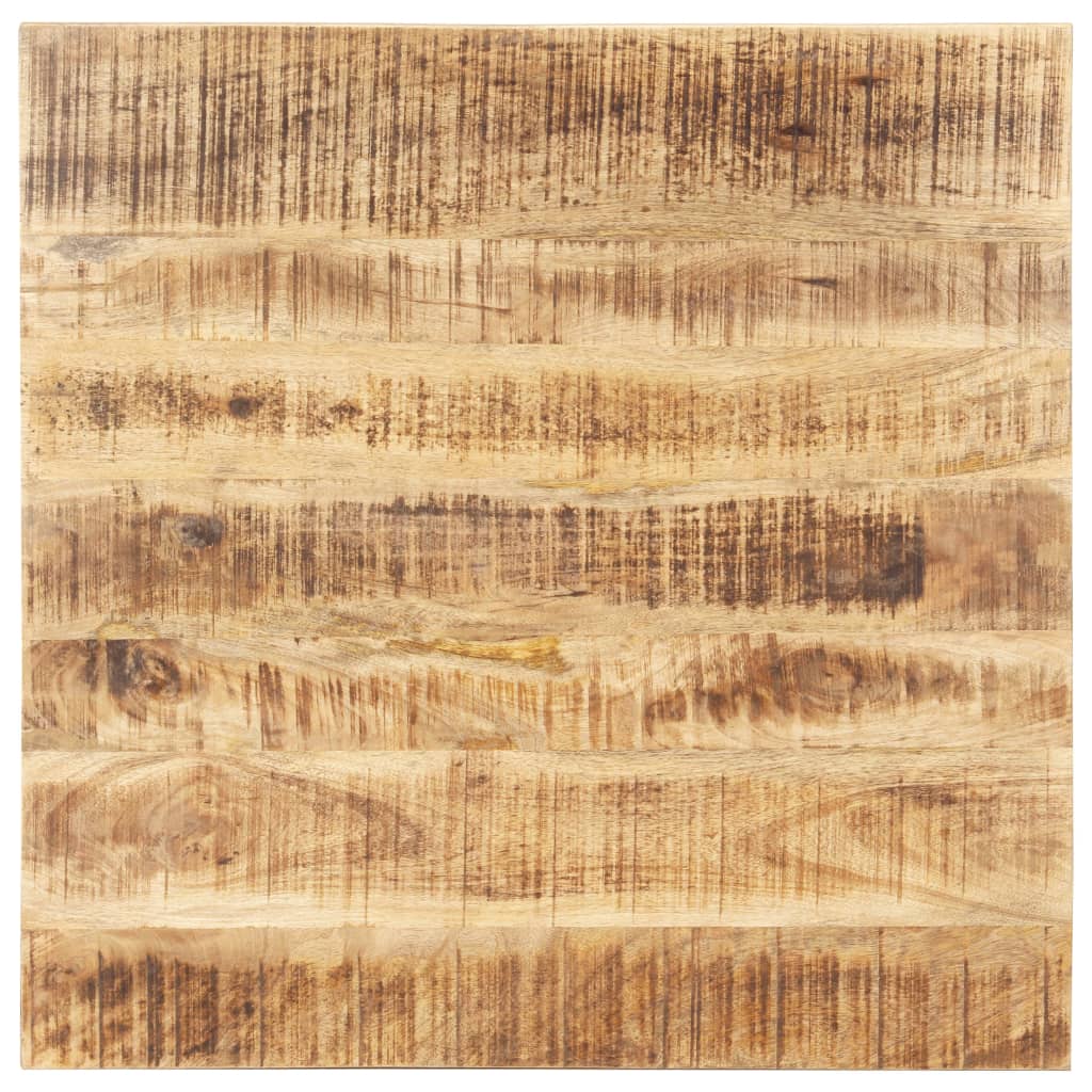 vidaXL Stolní deska masivní mangovníkové dřevo 25–27 mm 80 x 80 cm