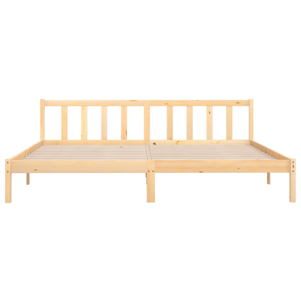 vidaXL Rám postele masivní borové dřevo 200 x 200 cm