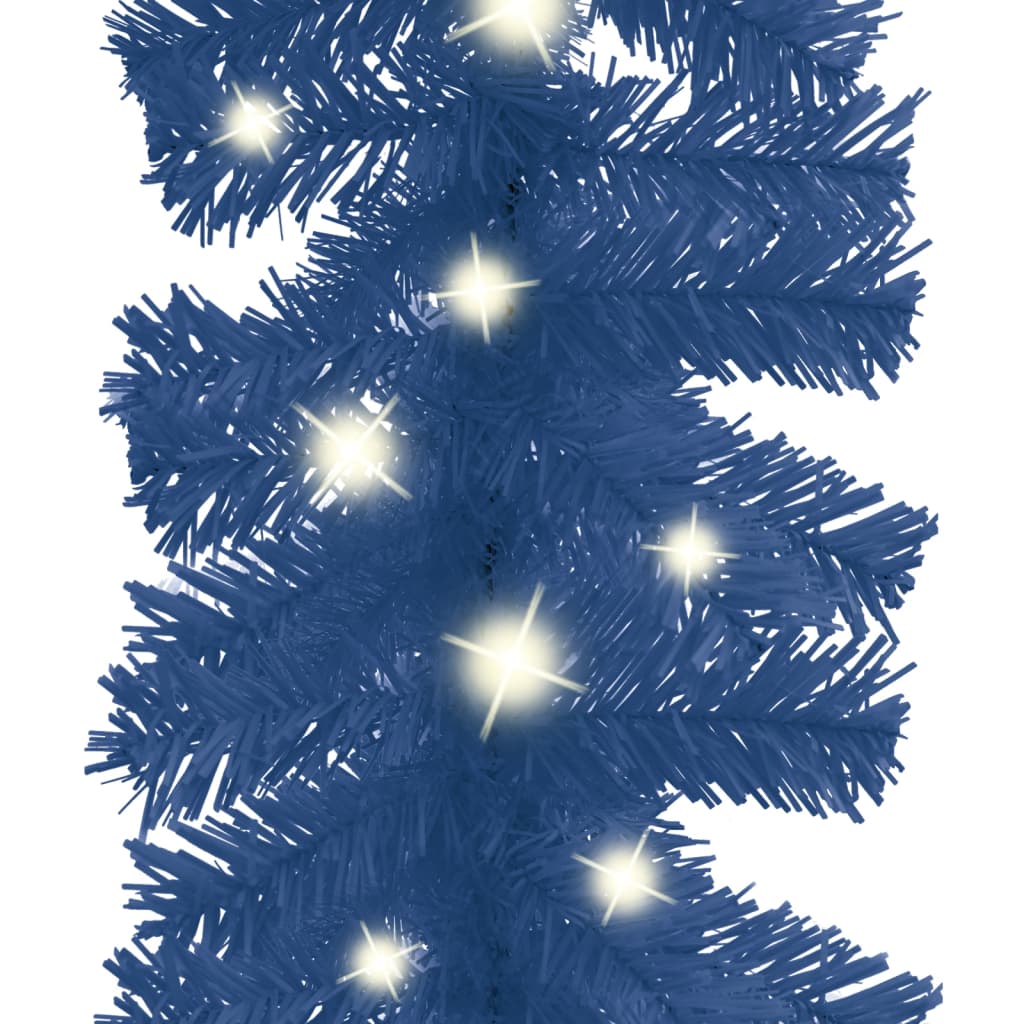 vidaXL Vánoční girlanda s LED světýlky 10 m modrá
