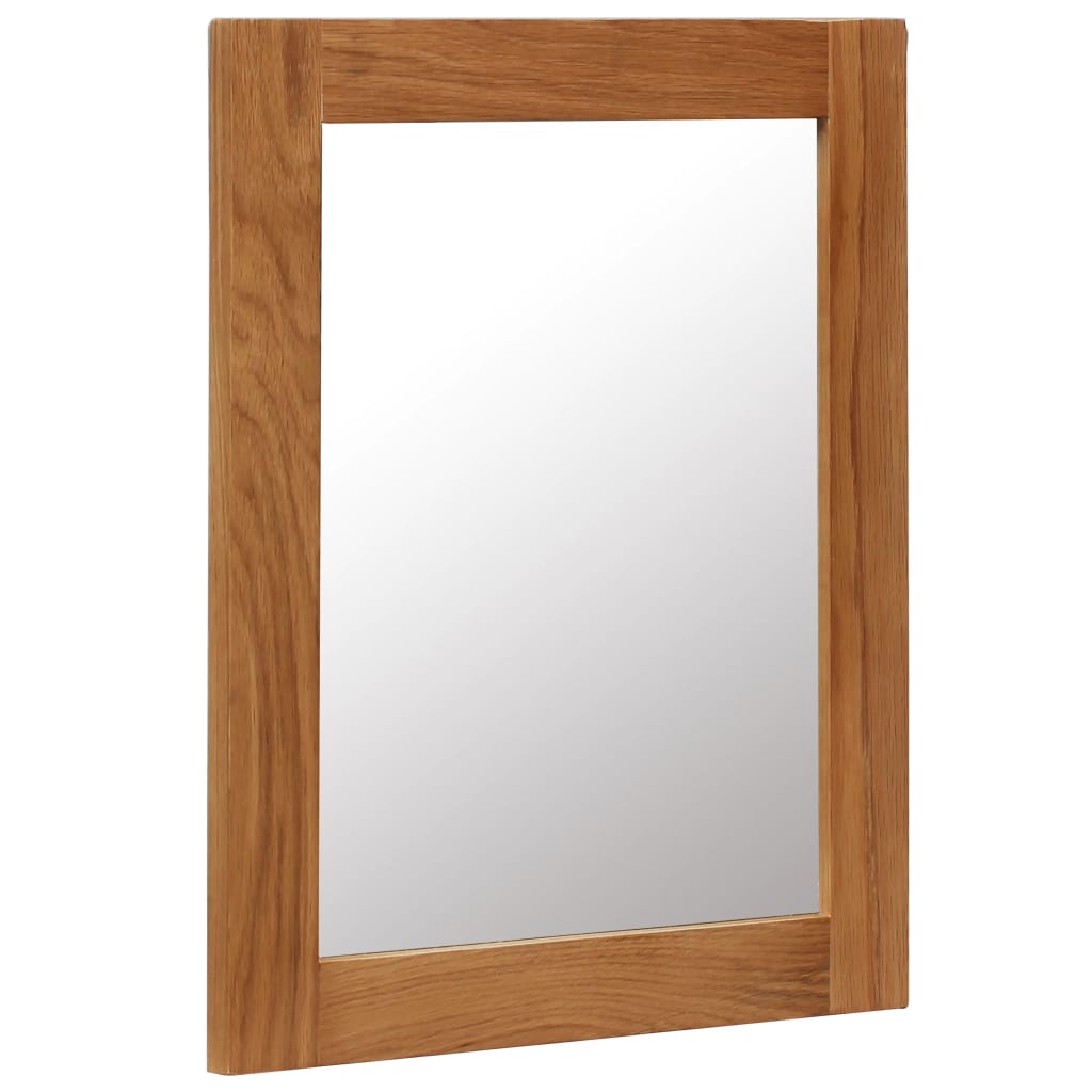 vidaXL Zrcadlo 40 x 50 cm masivní dubové dřevo