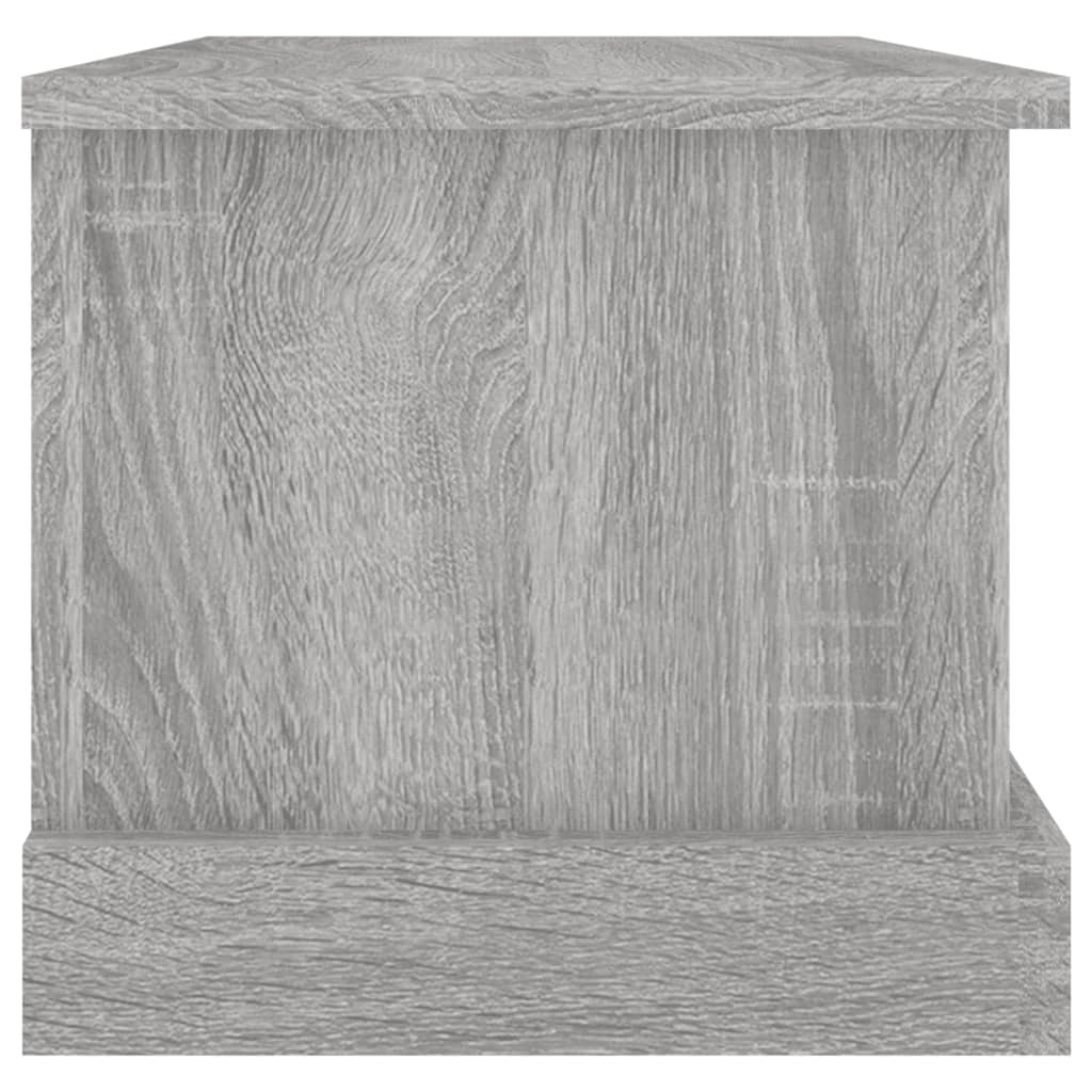 vidaXL Úložný box šedý sonoma 50 x 30 x 28 cm kompozitní dřevo