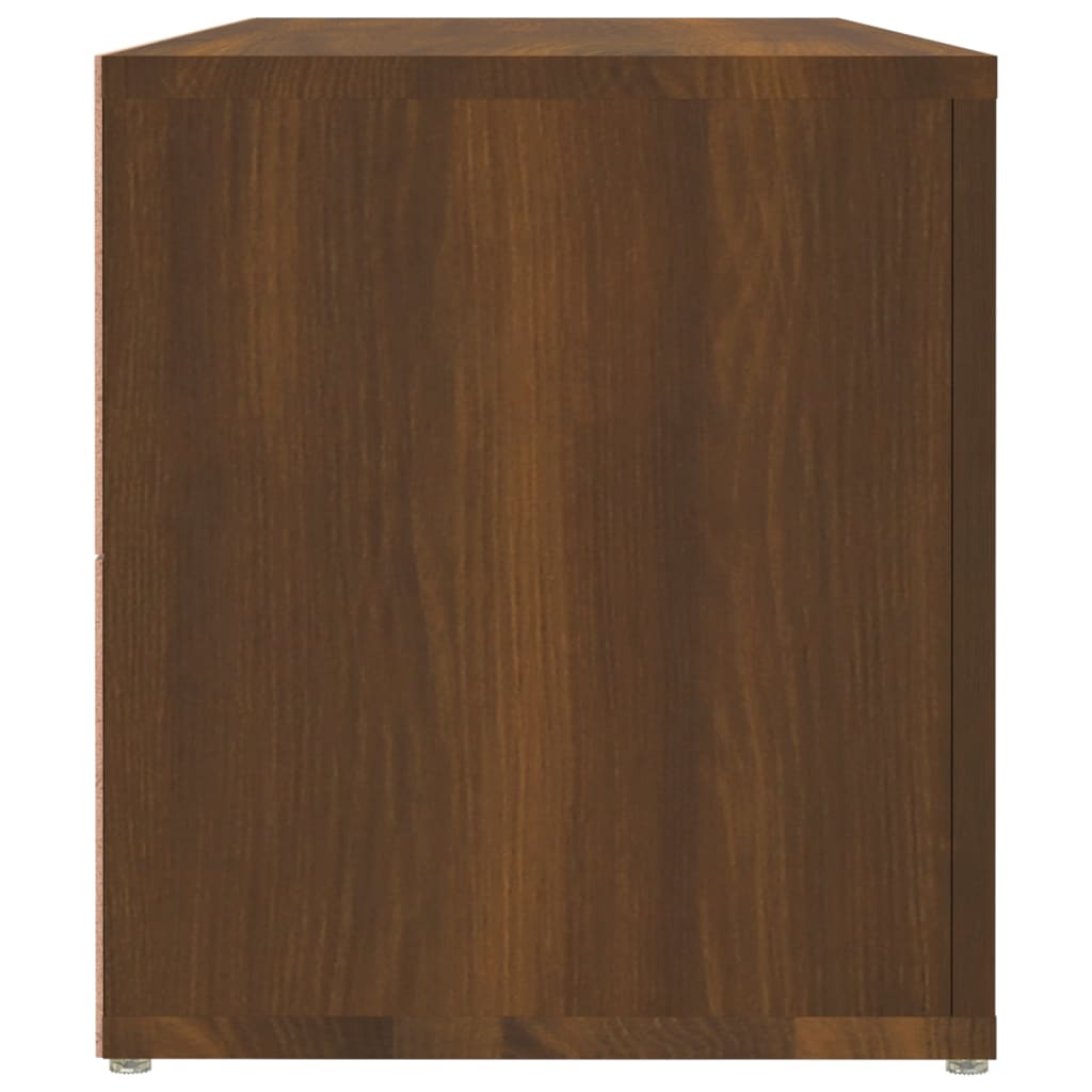 vidaXL TV skříňka hnědý dub 100x31,5x35 cm kompozitní dřevo