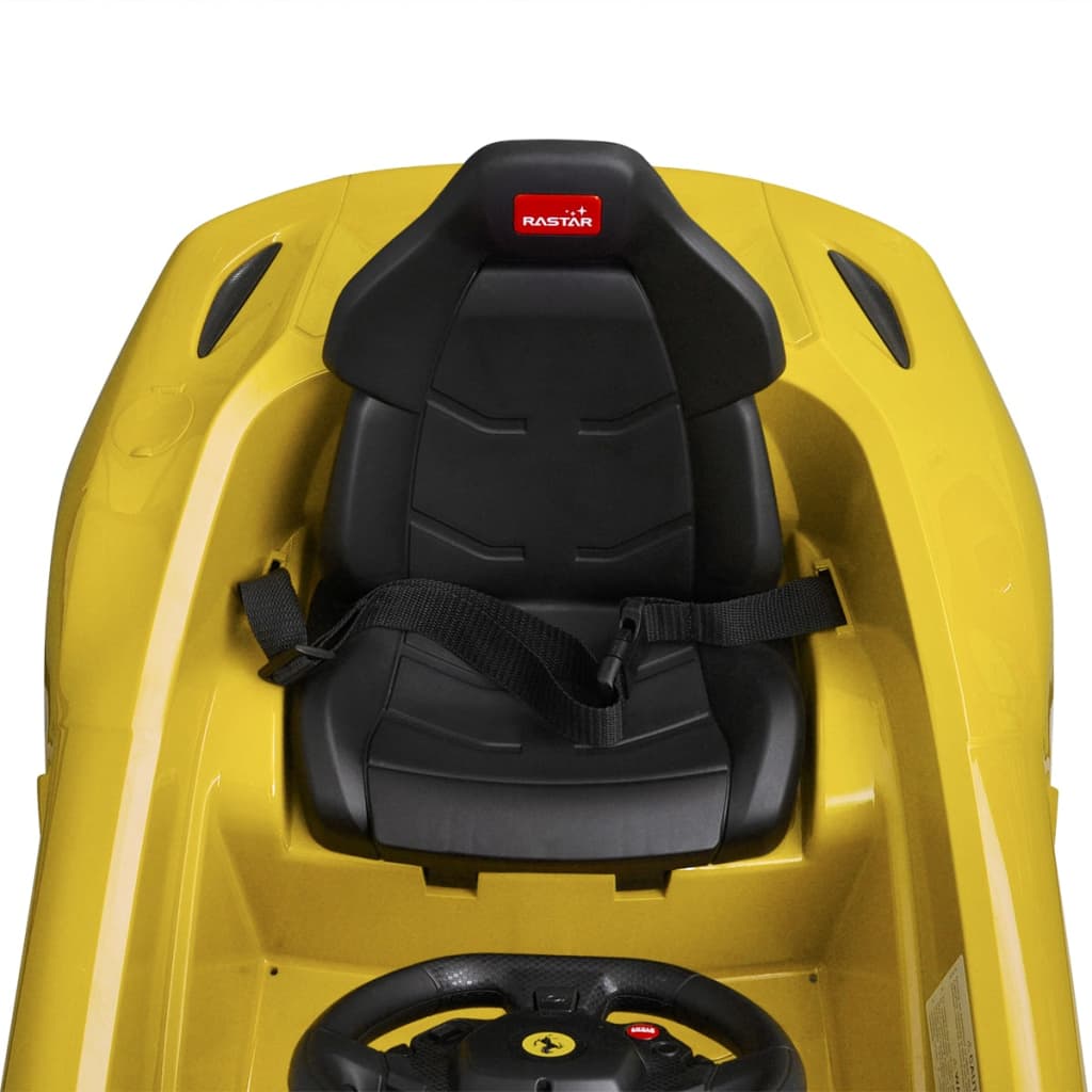 vidaXL Dětské auto "Ferrari F12" žluté 6 V s dálkovým ovládáním