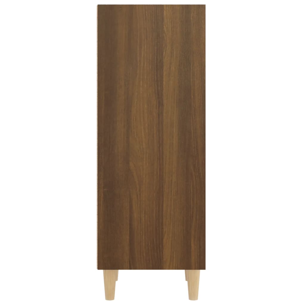 vidaXL Příborník hnědý dub 34,5 x 32,5 x 90 cm kompozitní dřevo