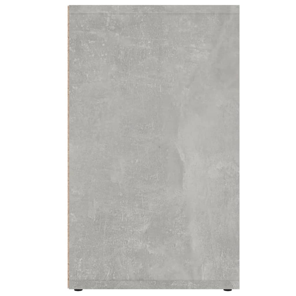 vidaXL Botník betonově šedý 52,5 x 30 x 50 cm
