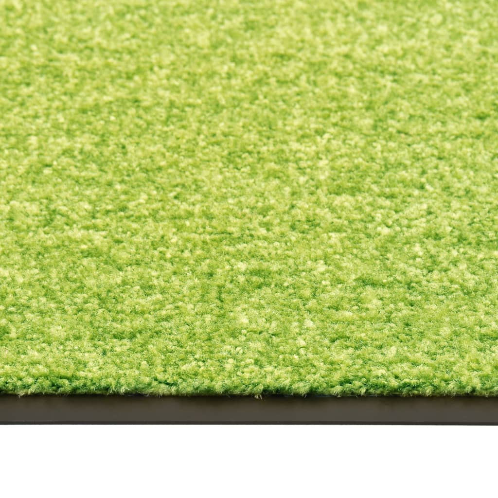 vidaXL Rohožka pratelná zelená 90 x 120 cm