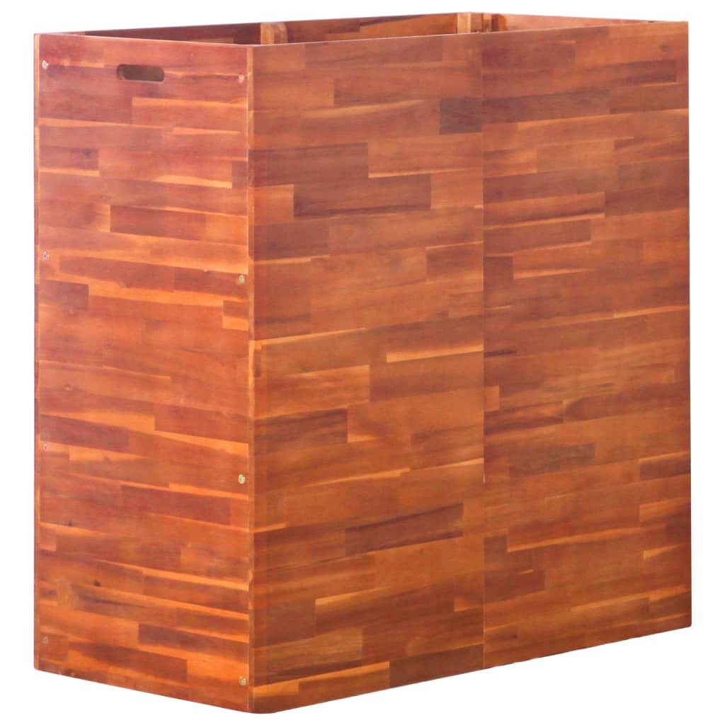 vidaXL Vyvýšený záhon akáciové dřevo 100 x 50 x 100 cm