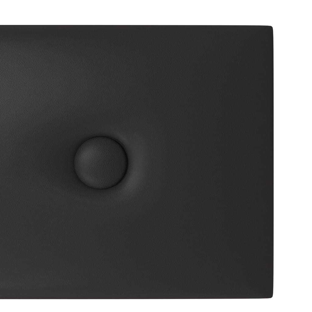 vidaXL Nástěnné panely 12 ks černé 60 x 15 cm umělá kůže 1,08 m²