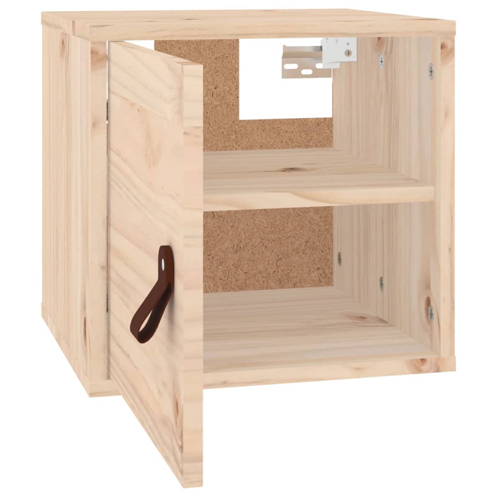vidaXL Nástěnná skříňka bílá 31,5x30x30 cm masivní borové dřevo