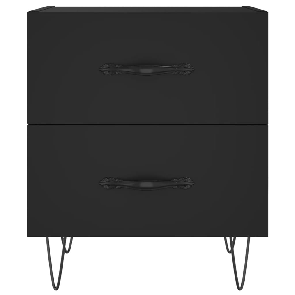 vidaXL Noční stolek černý 40 x 35 x 47,5 cm kompozitní dřevo