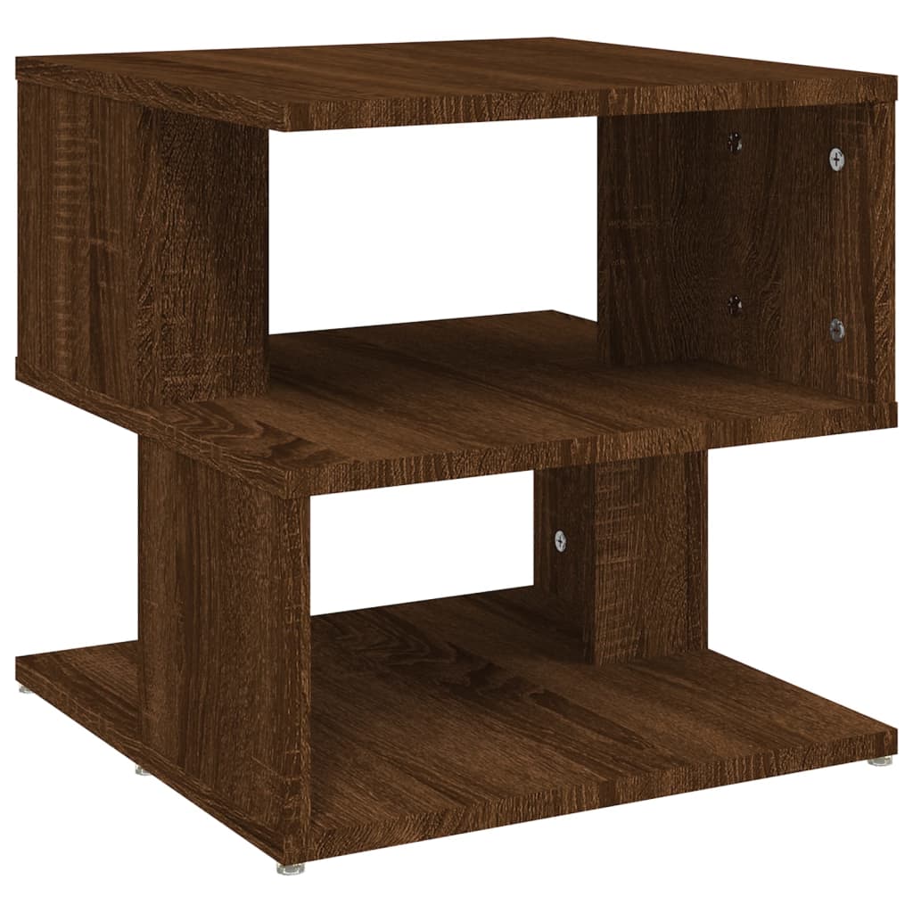 vidaXL Odkládací stolek hnědý dub 40 x 40 x 40 cm kompozitní dřevo